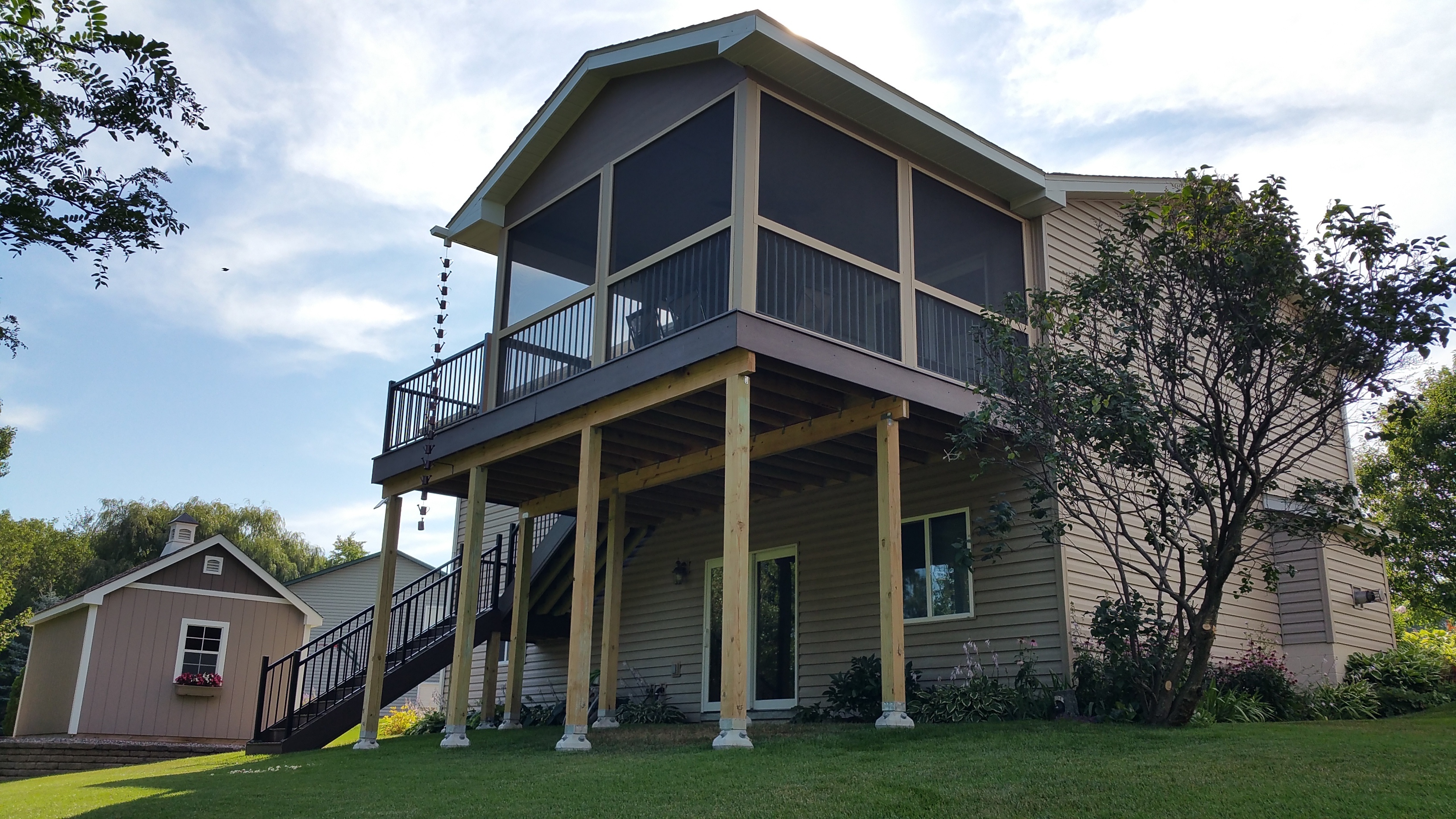 Screened in Deck