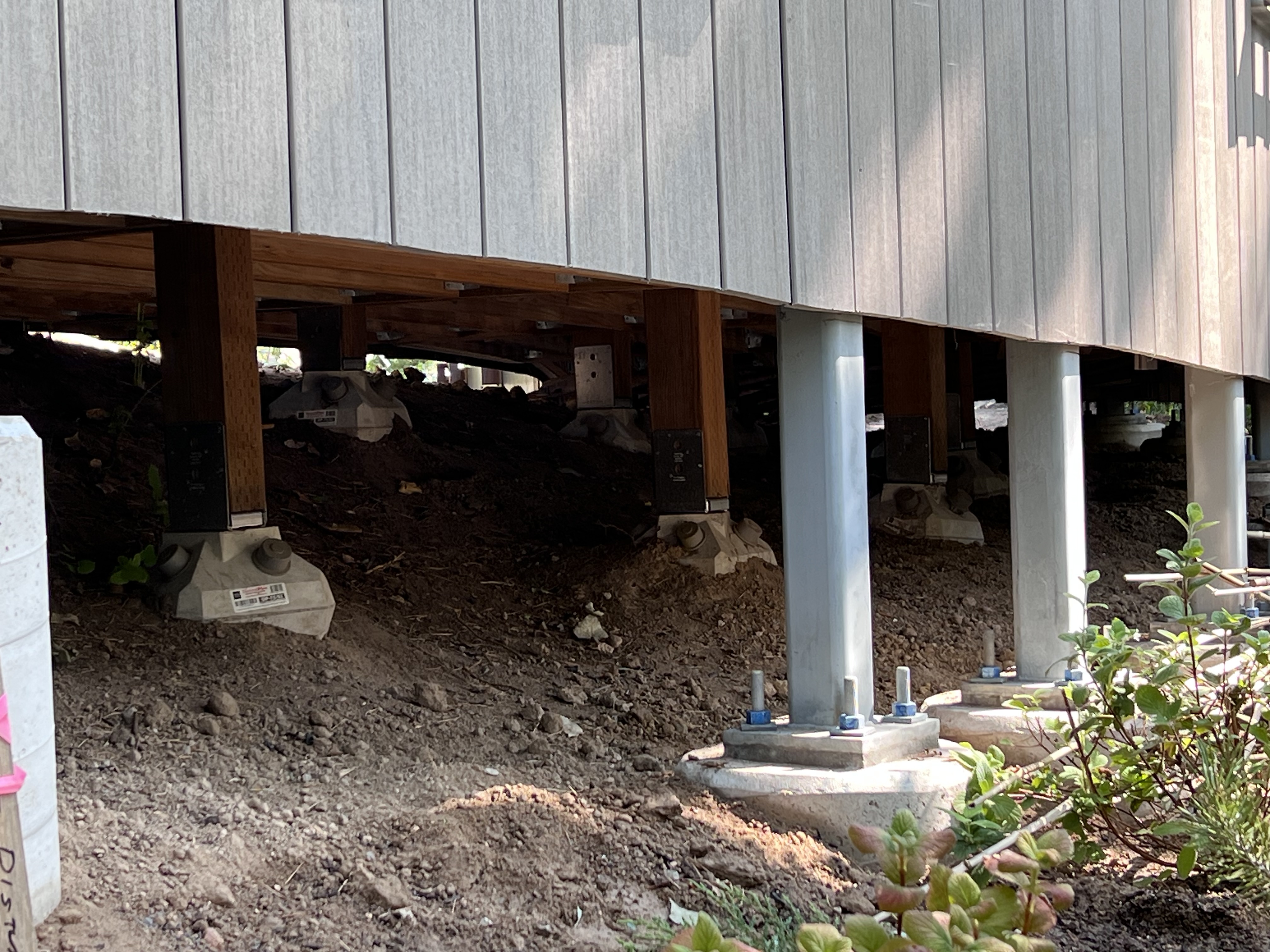 Project w/ Diamond Piers and Traditional Footings